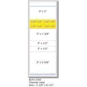 Pharmacy Label Thermal, Size: 3" x 8 1/4" (each case contains 5,500 labels) Stock